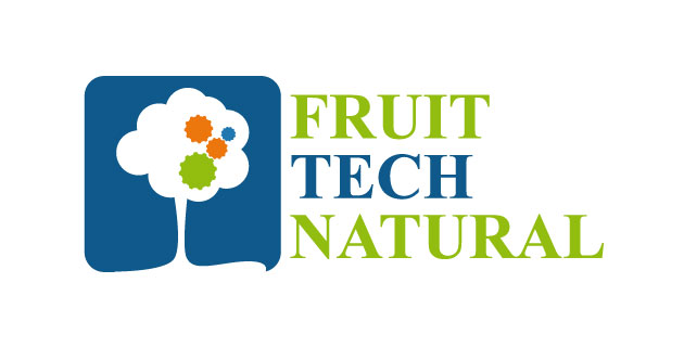 logo vector Fruit Tech Natural