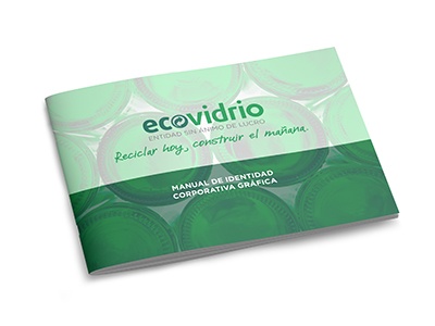 Ecovidrio identidad corporativa gráfica