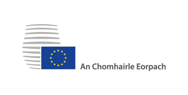 Lógó i bhformáid veicteora An Chomhairle Eorpach